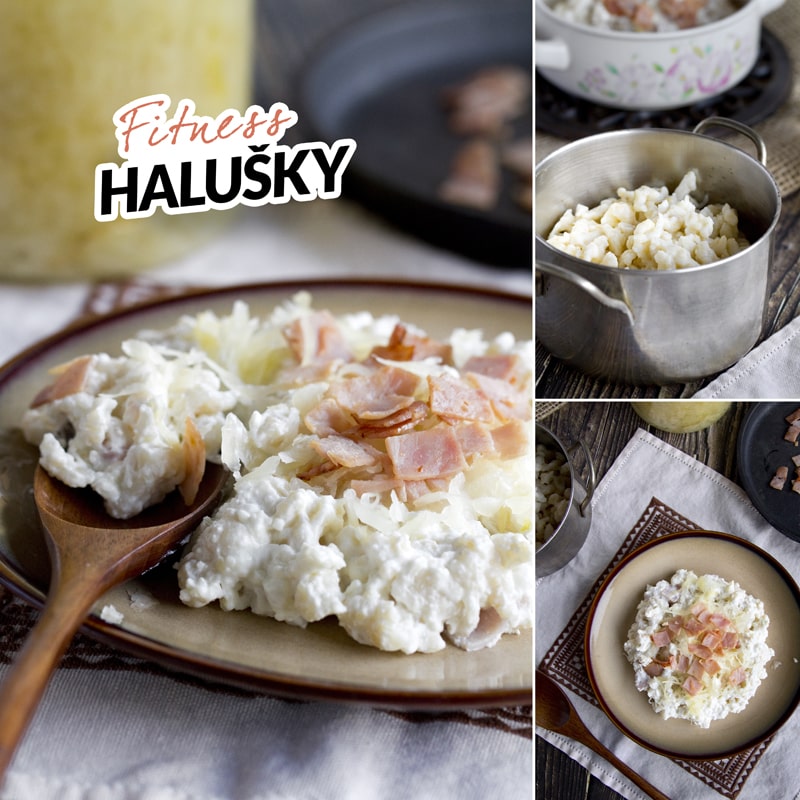 Fit halušky brynzové - recept Bajola