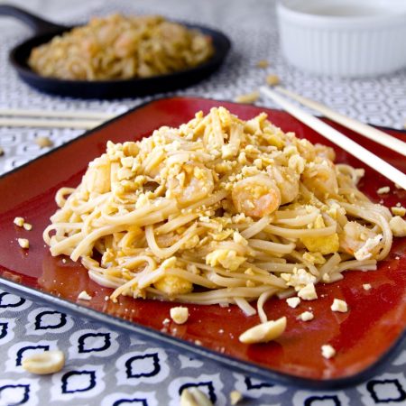 Zdravé padthai s krevatami - recept Bajola