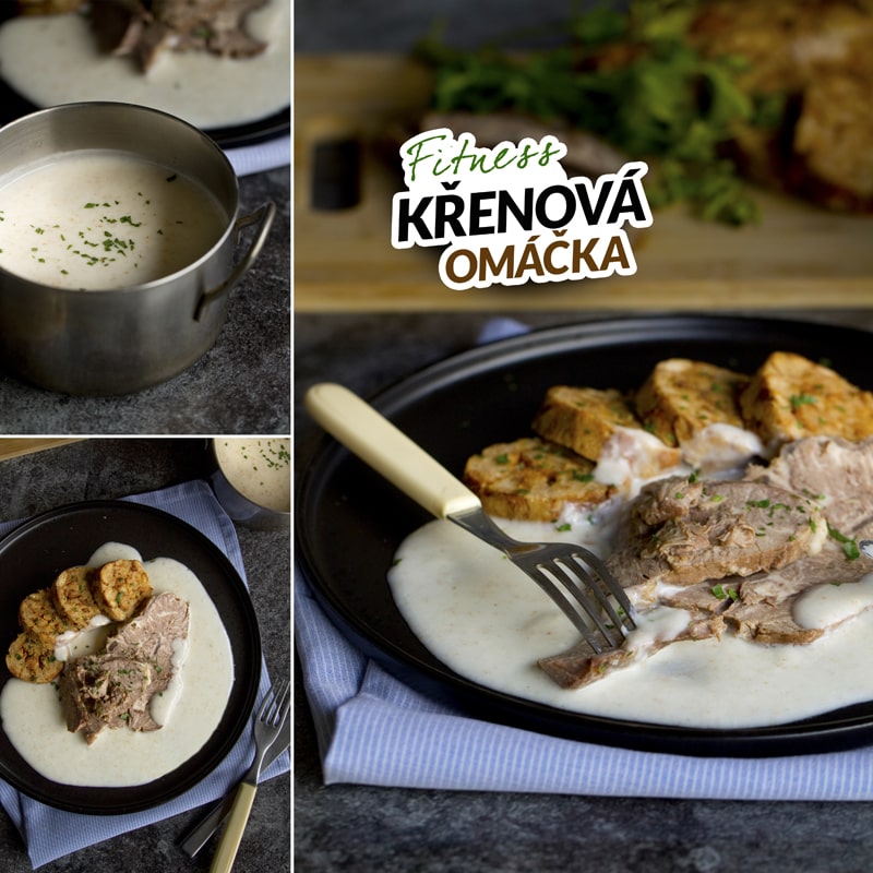 Křenová omáčka s hovězím masem - recept Bajola