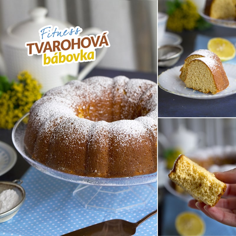 Fit bábovka s tvarohem - recept Bajola