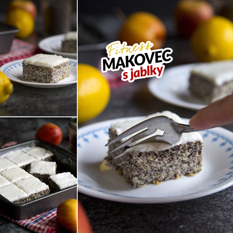 Fit makovec s tvarohem - recept Bajola