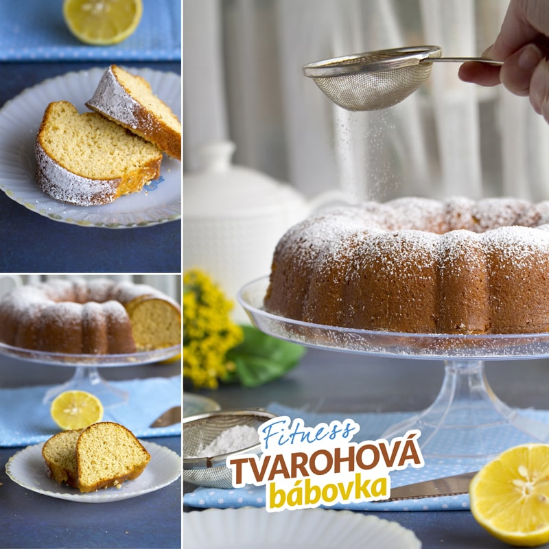 Fitness tvarohová bábovka bez cukru