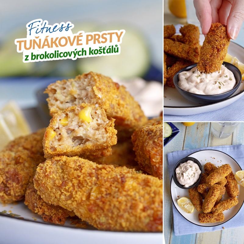 Fit tuňákové prsty - recept Bajola