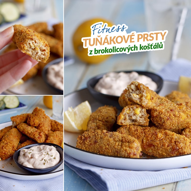 Zdravé rybí prsty z horkovzdušné fritézy