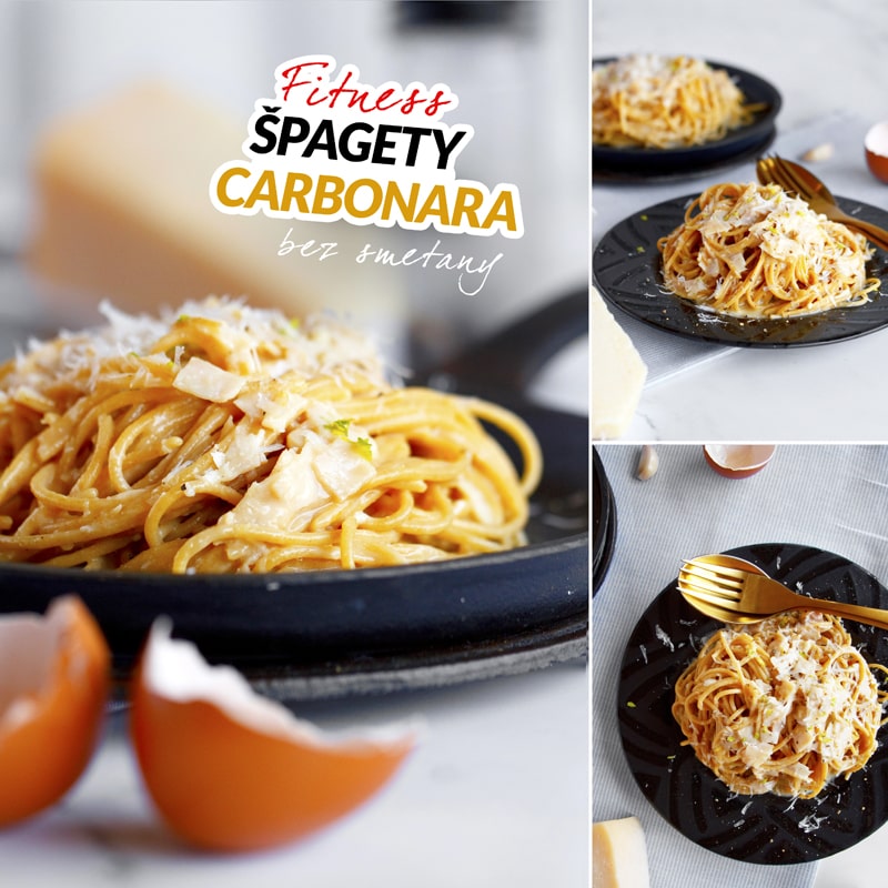 Dietní špagety Carbonara - recept Bajola