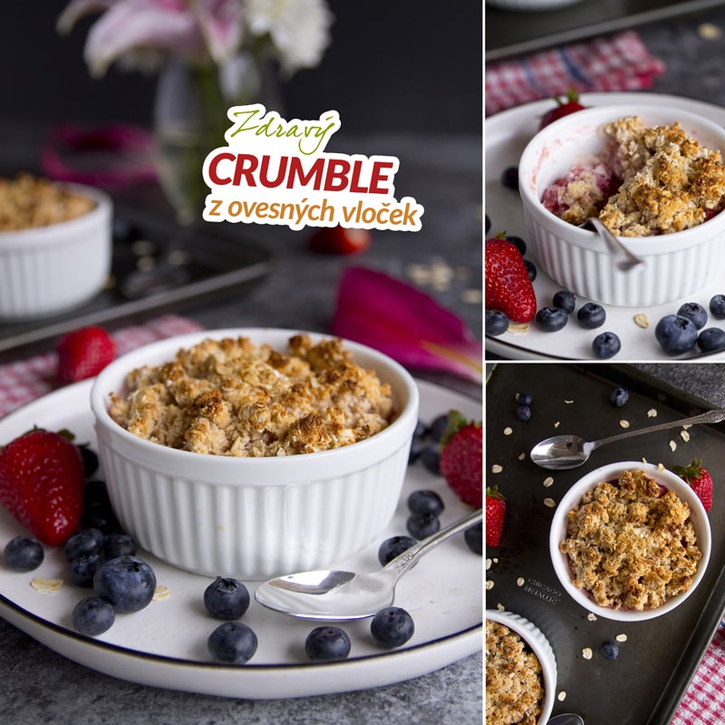 Fitness crumble bez cukru - recept Bajola