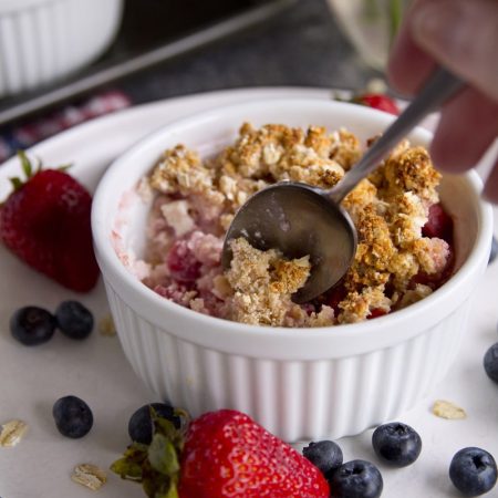 Zdravý crumble bez cukru - recept Bajola