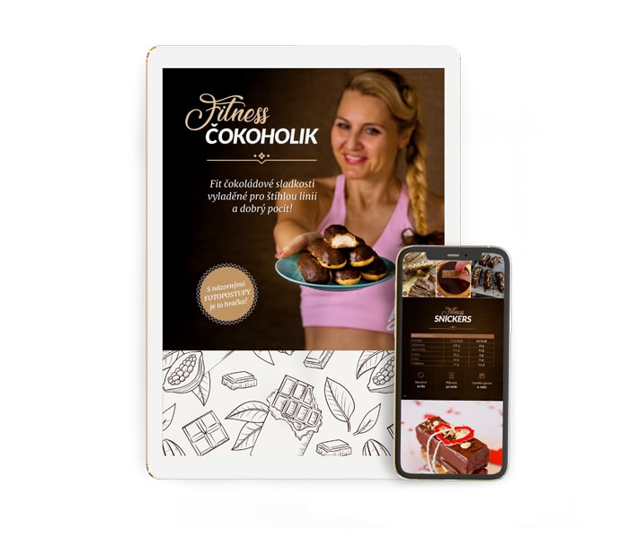 E-kuchařka Fitness čokoholik - čokoládové recepty bez cukru - Bajola E-kuchařka Fitness čokoholik - čokoládové recepty bez cukru - Bajola