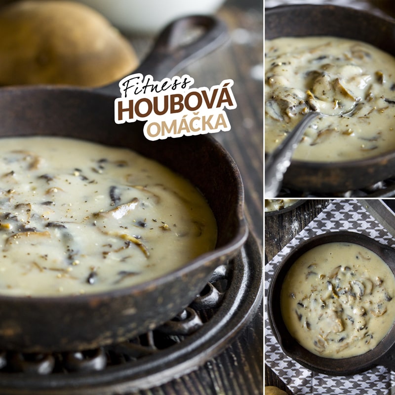 Fitness houbová omáčka recept Bajola