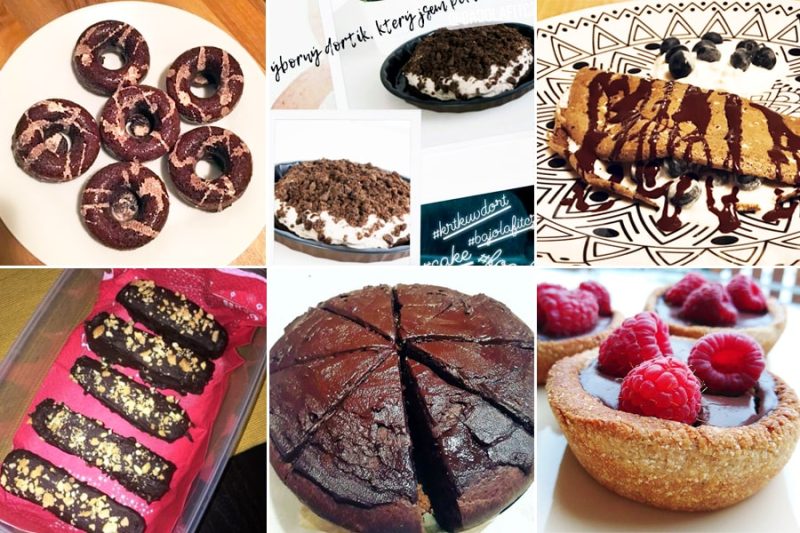 Výtvory podle e-kuchařky Fitness čokoholik