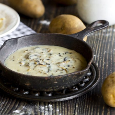 Zdravá houbová omáčka bez smetany - recept Bajola