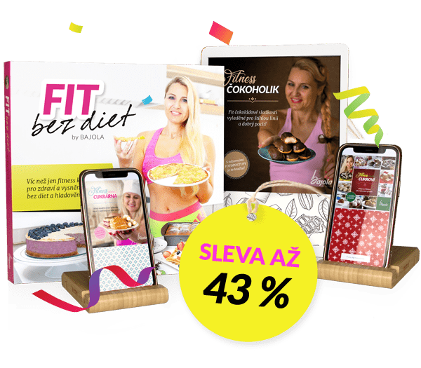 Sleva až 43 % na fitness kuchařky