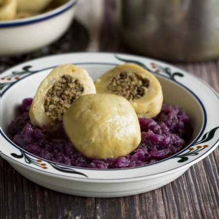 Fitness plněné bramborové knedlíky s mletým masem - recept Bajola Fitness plněné bramborové knedlíky s mletým masem - recept Bajola