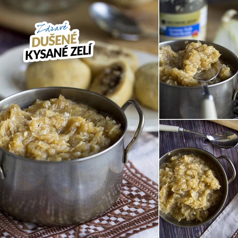 Zdravé dušené bílé kysané zelí bez cukru recept bajola