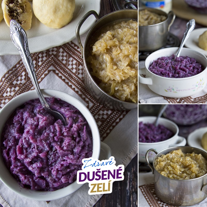 Zdravé dušené zelí bez mouky recept Bajola