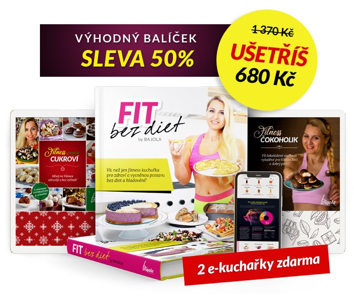 Akce - sleva 50 % na knihu Fit bez diet
