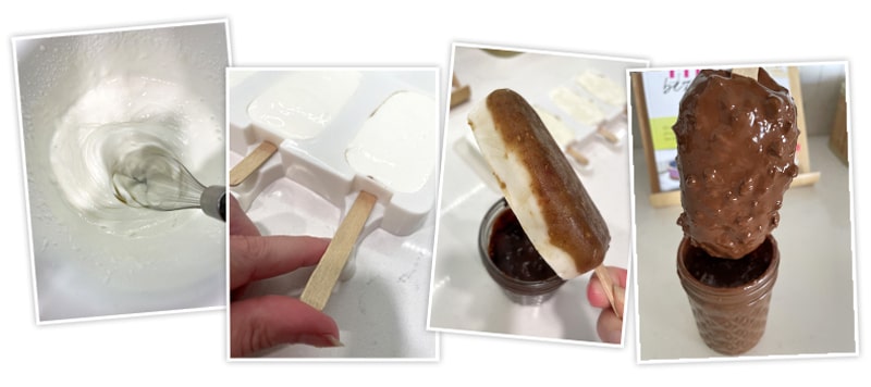 Zdravé nanuky bez cukru - recept - foto postup Zdravé nanuky bez cukru - recept - foto postup
