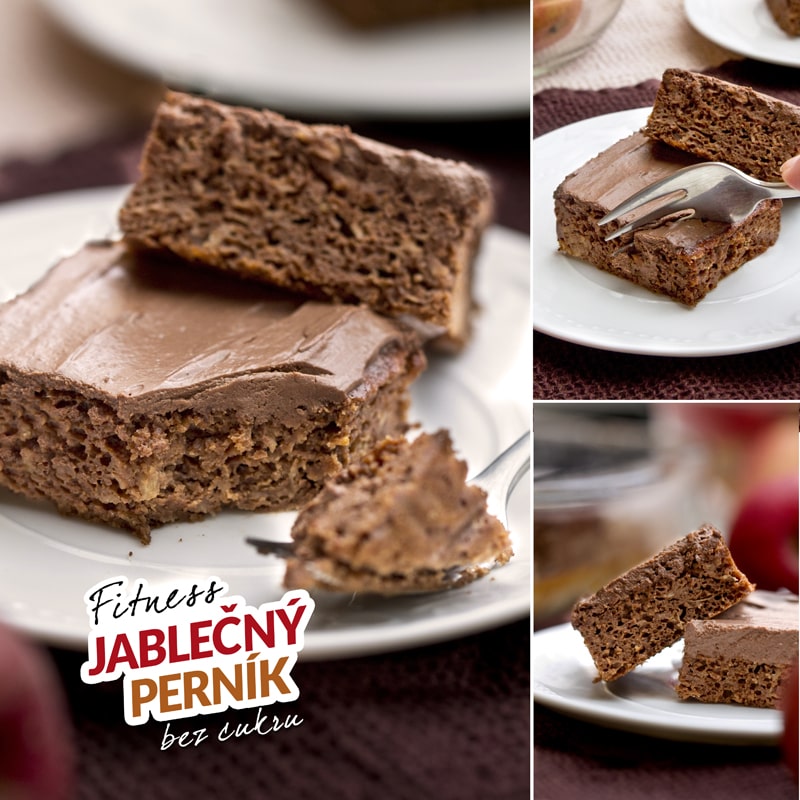 Fit vláčný jablkový perník - recept Bajola
