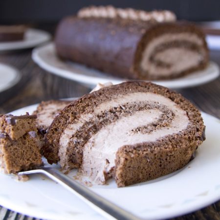 Fit kakaová roláda bez cukru - recept Bajola