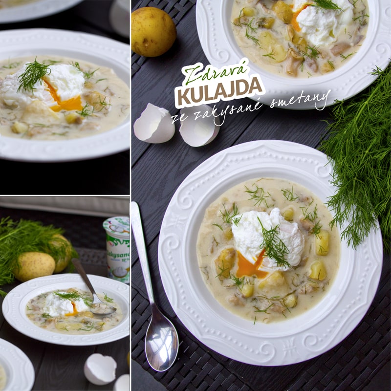 Zdravá koprová kulajda se zakysanou smetanou - recept Bajola Zdravá koprová kulajda se zakysanou smetanou - recept Bajola