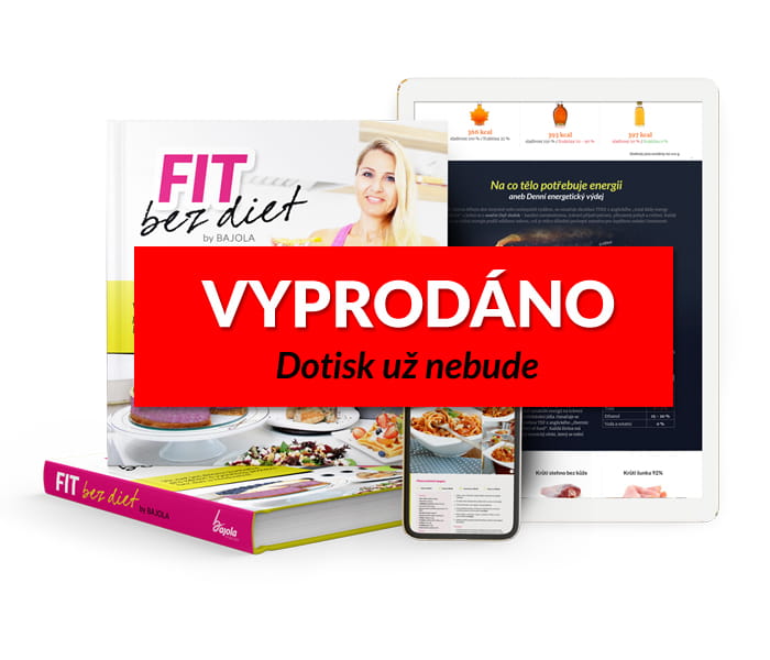Balíček tištěná kniha FIt bez diet a PDF - vyprodáno